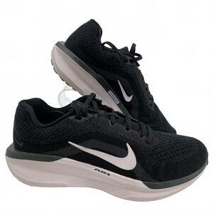 Nike Black Sneakers | Synthetic Shoes Size 8.5 (Women)